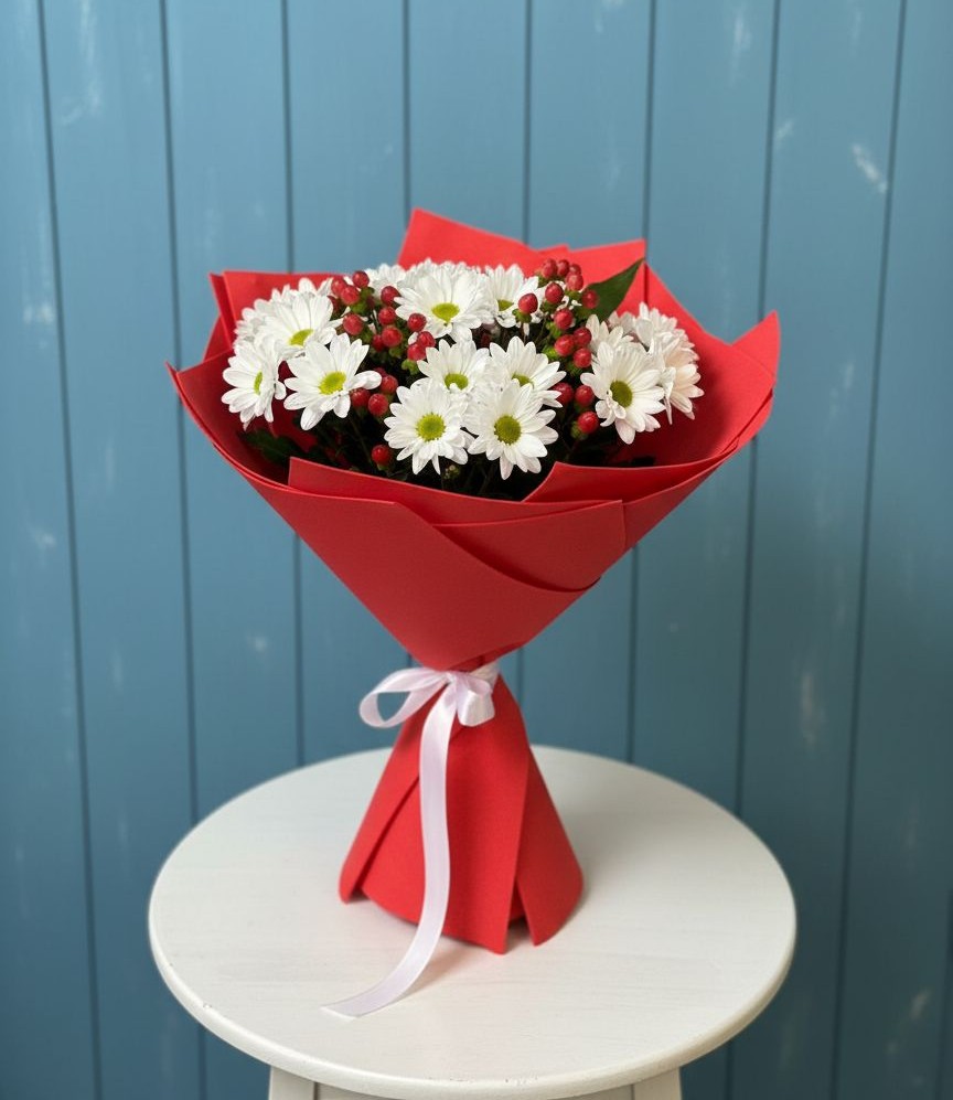 Букет цветов из: Хризантемы в городе Мегион