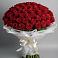 Букет 101 Красная роза Блэк Мэджик в городе Мегион