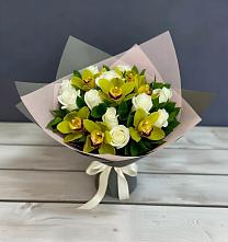 Букет цветов из:  Орхидеи и Розы в городе Мегион