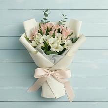 Букет цветов из:  Альстромерии #REPLACE_PRED# городе Мегион