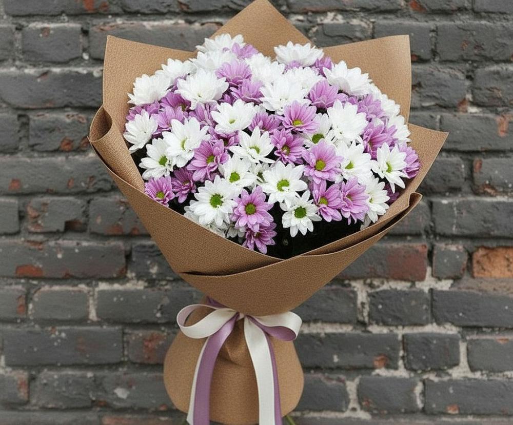 Букет цветов из: Хризантемы в городе Мегион