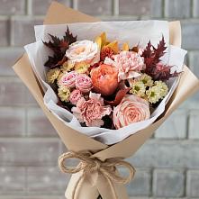 Букет цветов из:  Гвоздики, Хризантемы и Розы #REPLACE_PRED# городе Мегион