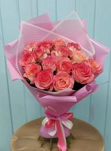 Букет 15 Розовых роз Равель в городе Мегион