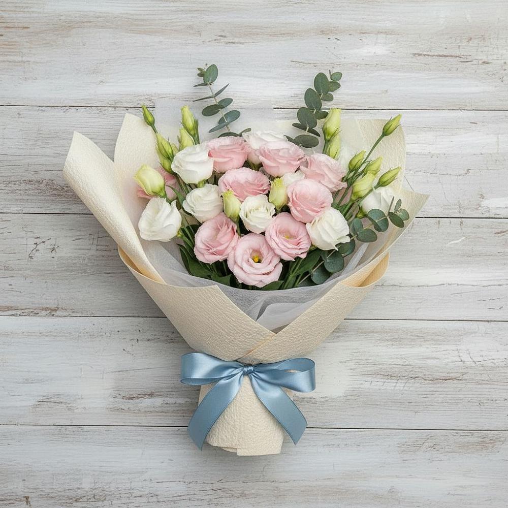 Букет цветов из: Лизиантусы в городе Мегион